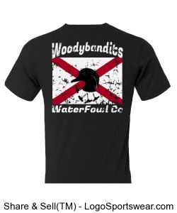 Woodybandits Water Fowl Co Duck AL/Flag Design Zoom